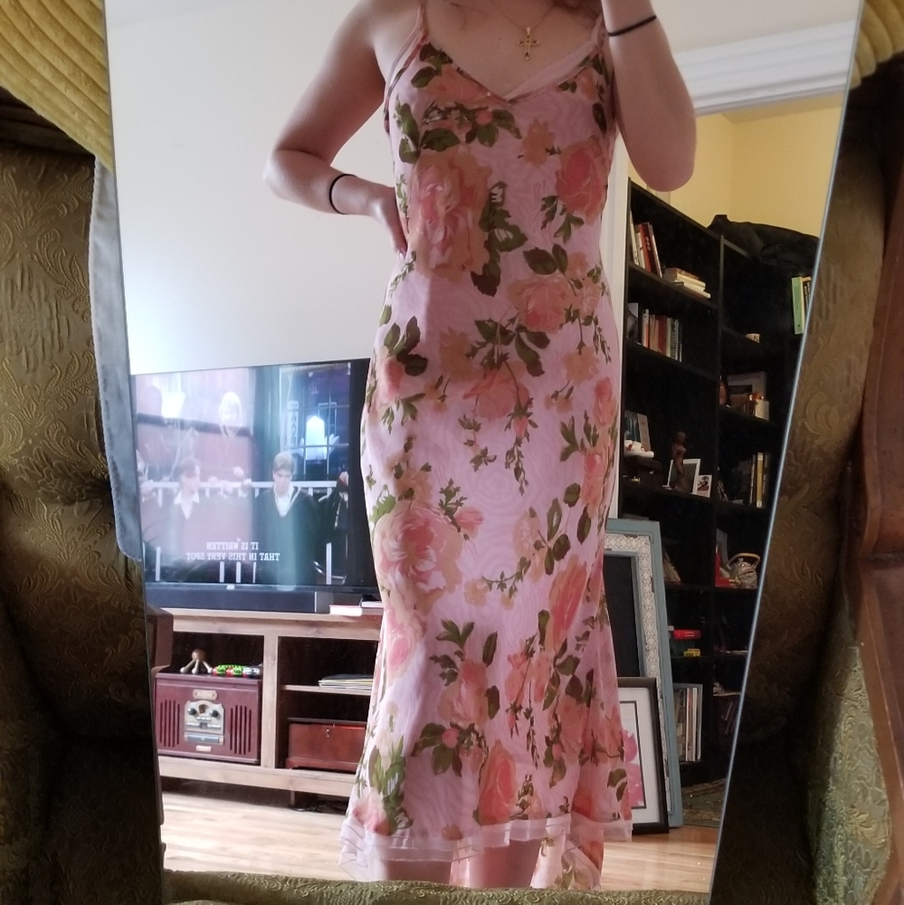 Betsy Johnson floral maxi dress